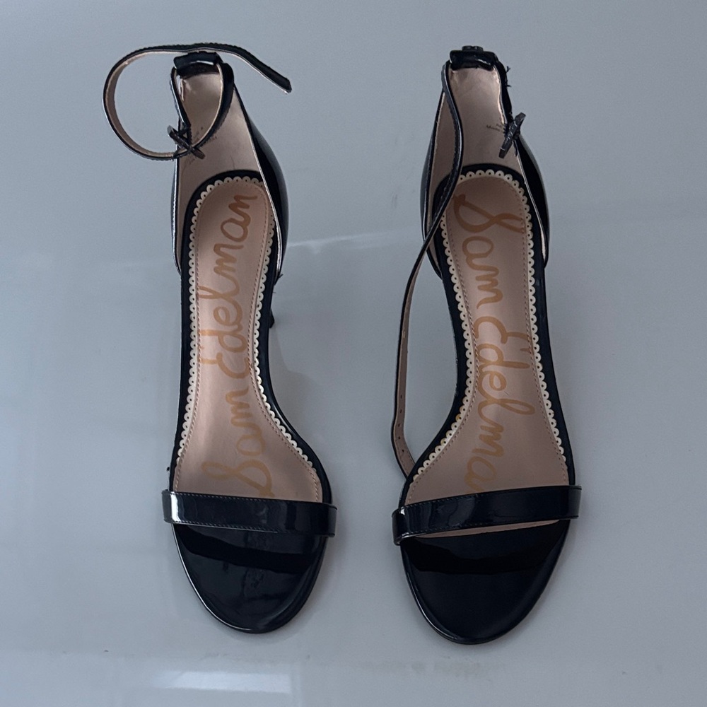 Sam Edelman Glossy Black Heels